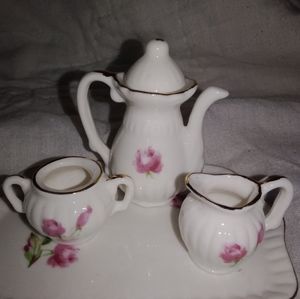 Lefton Exclusives Japan Miniature Tea Set Vintage
